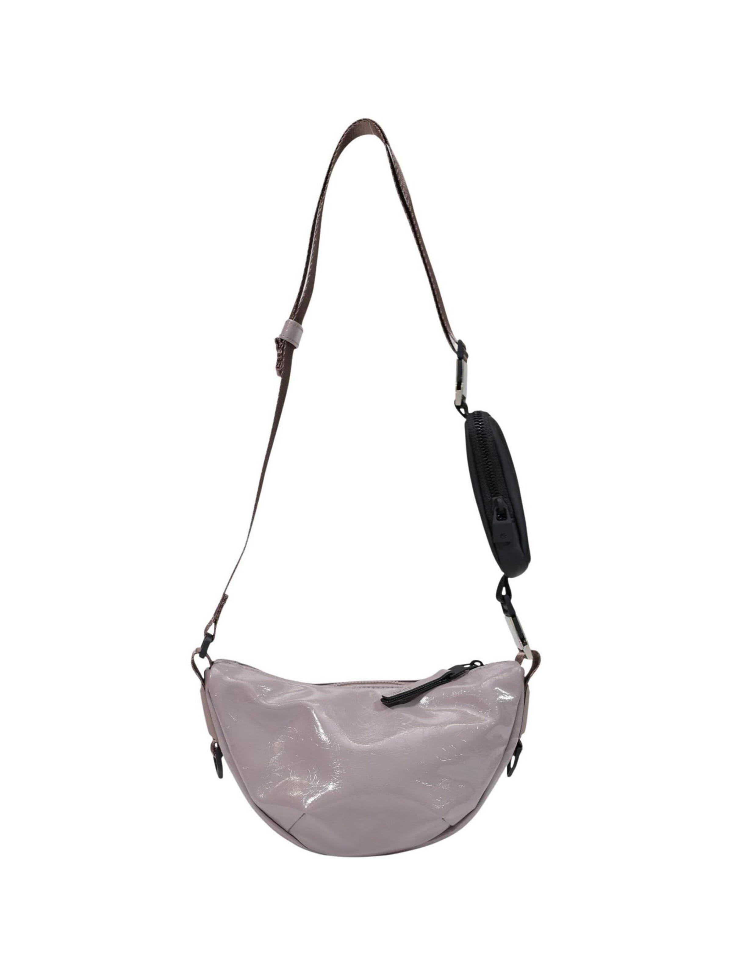 Borsa a spalla di RAINS in lilla: frontale