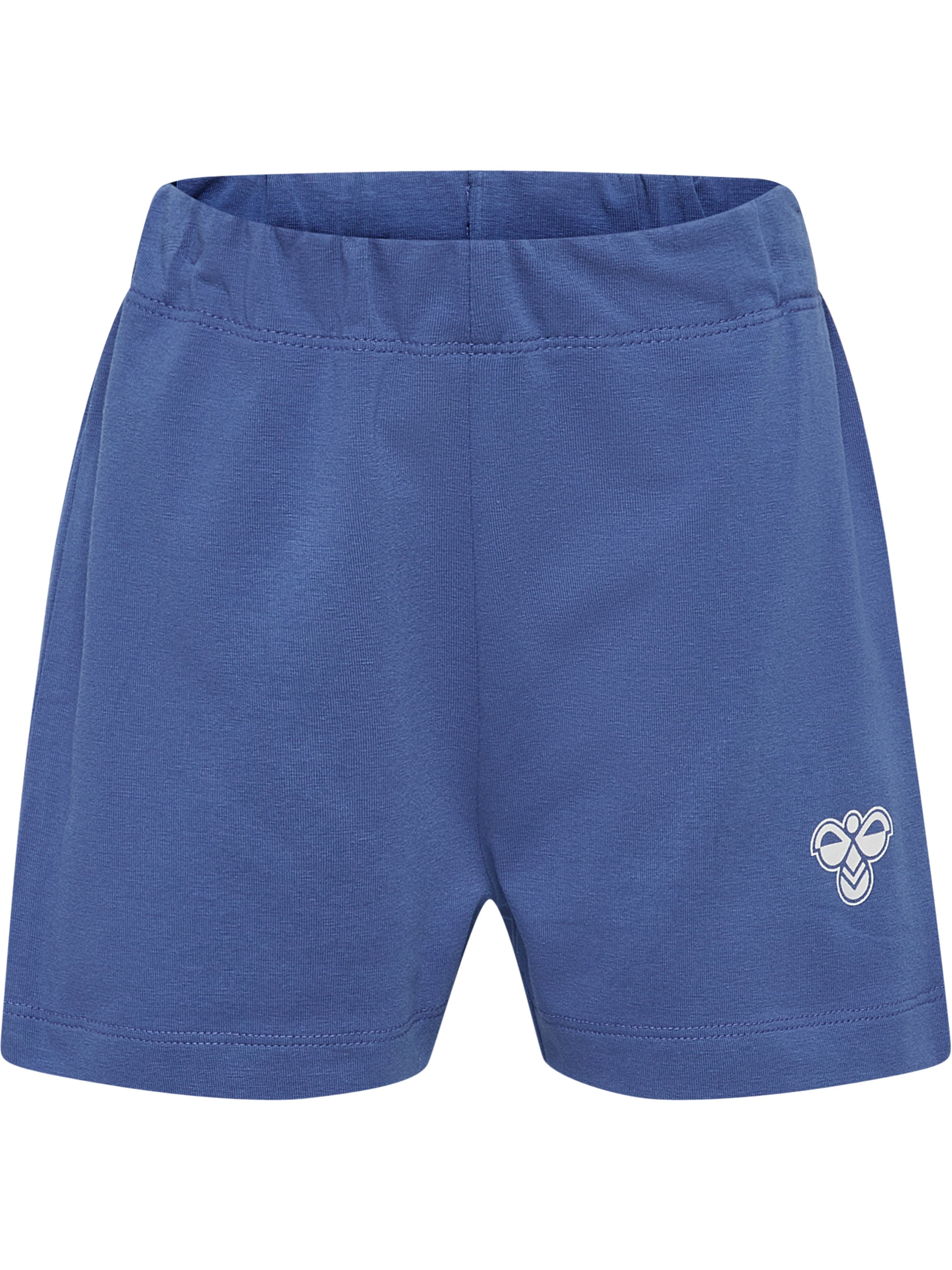 Hummel Loosefit Broek in Blauw: voorkant