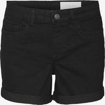 Noisy may Slim fit Jeans in Black: front