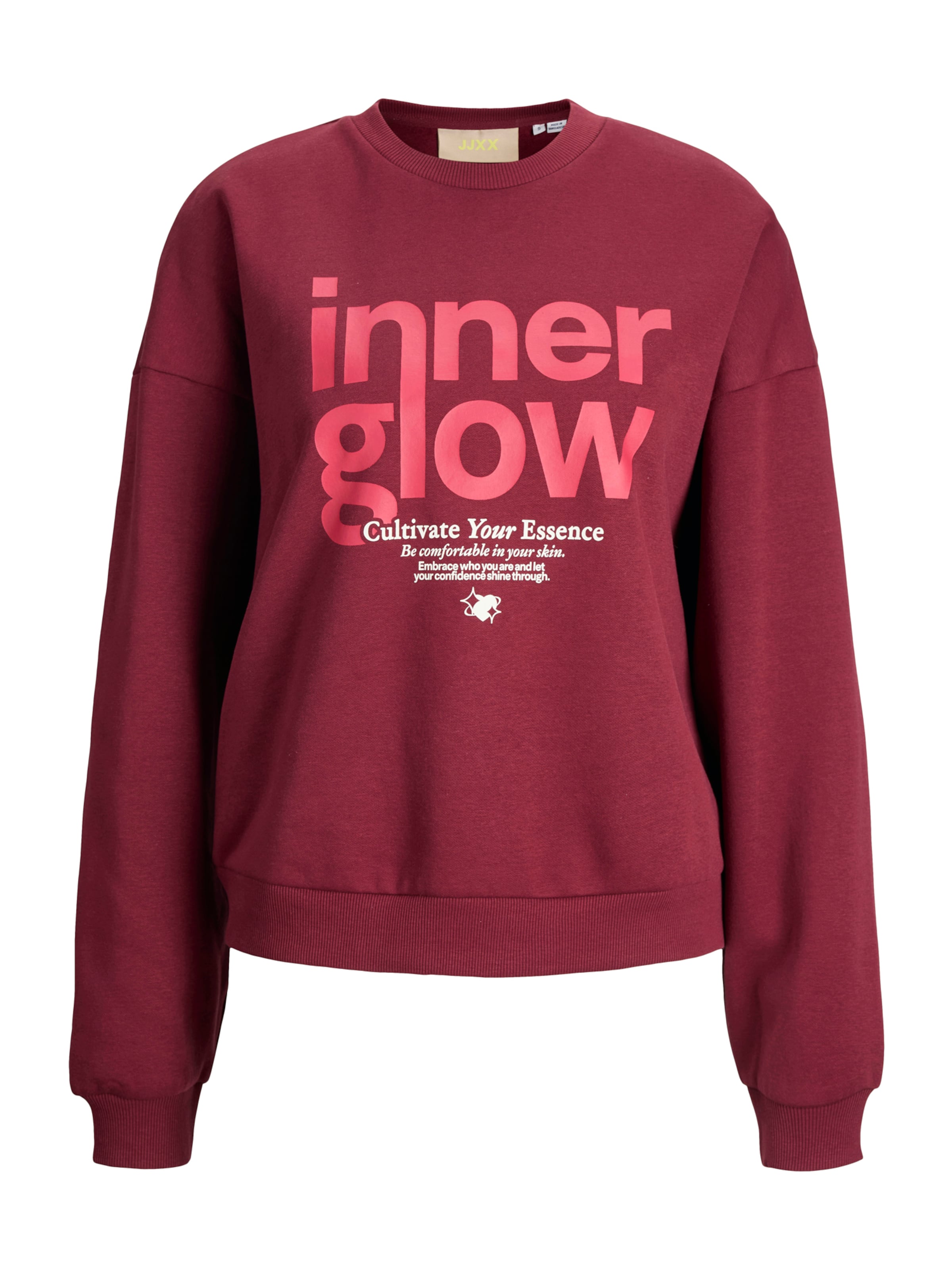 JJXX Collegepaita 'JXMIMI' värissä punainen: etupuoli