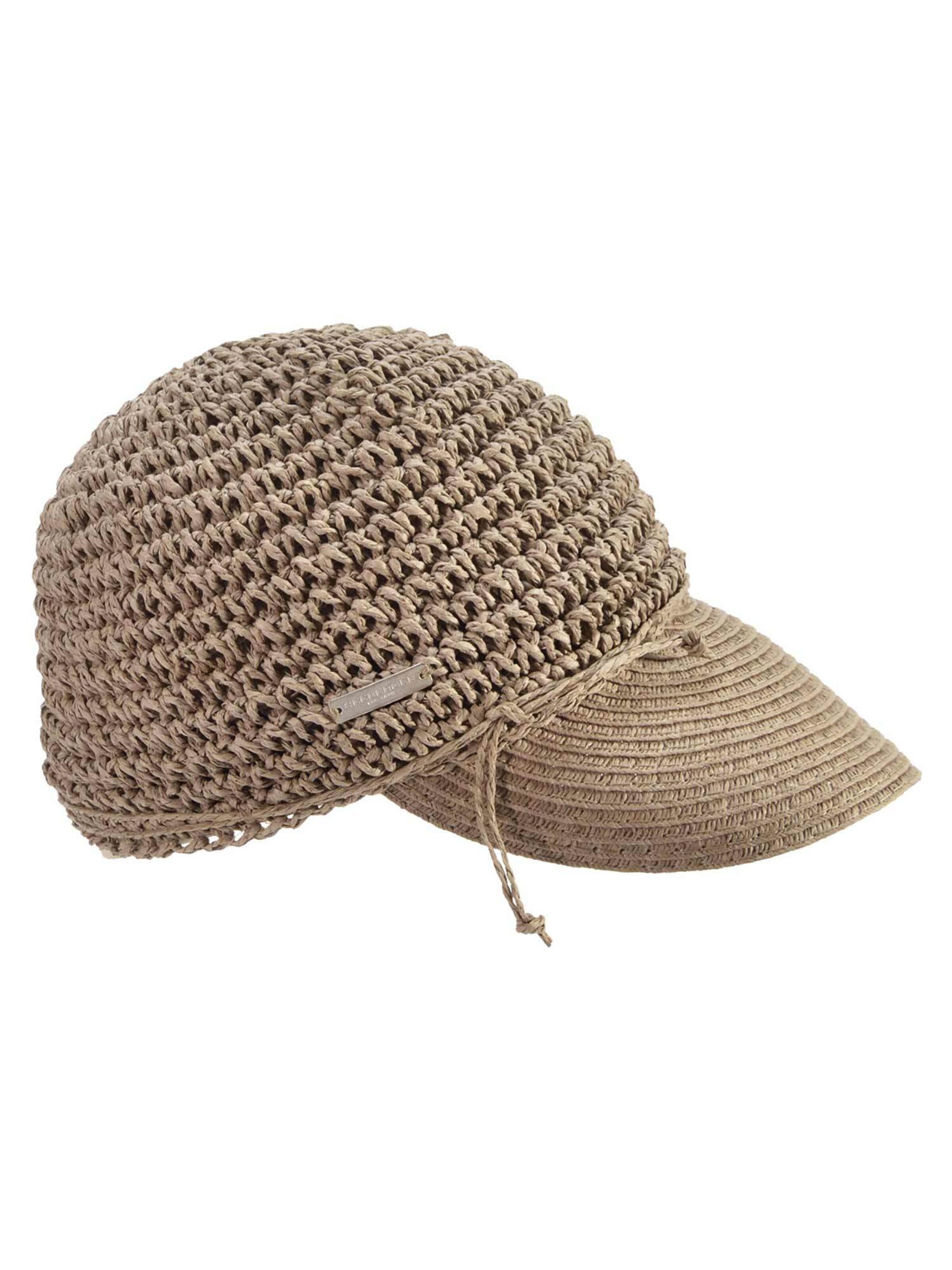 Seeberger Cap 'Cap'‌‌‌‌‌ in Grau: Vorderseite