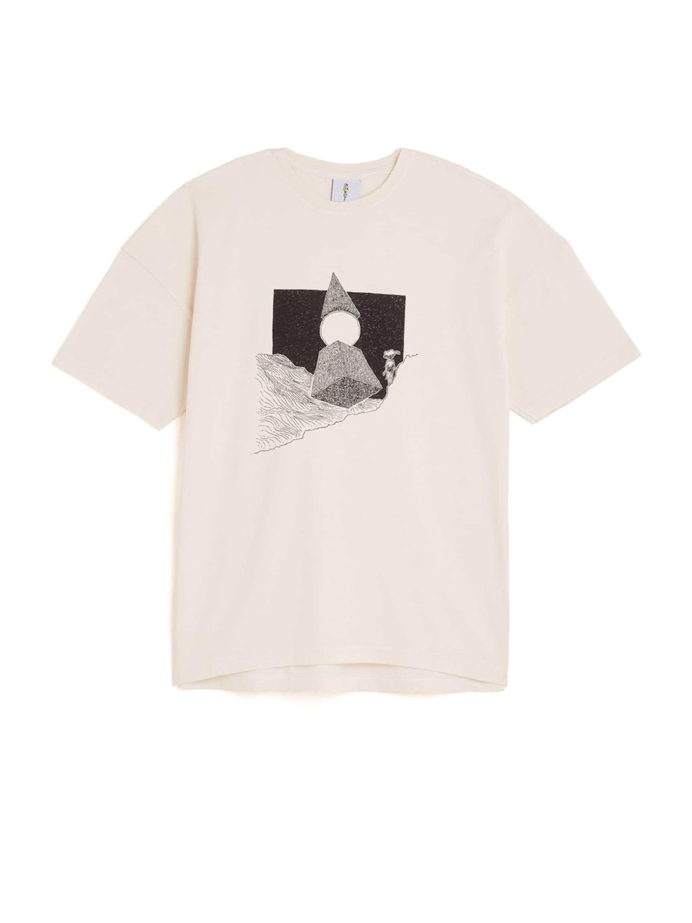The Rad Black Kids - Camiseta 'Afro Space T-Shirt (Collab with KenjoDrawing)' en blanco: frente