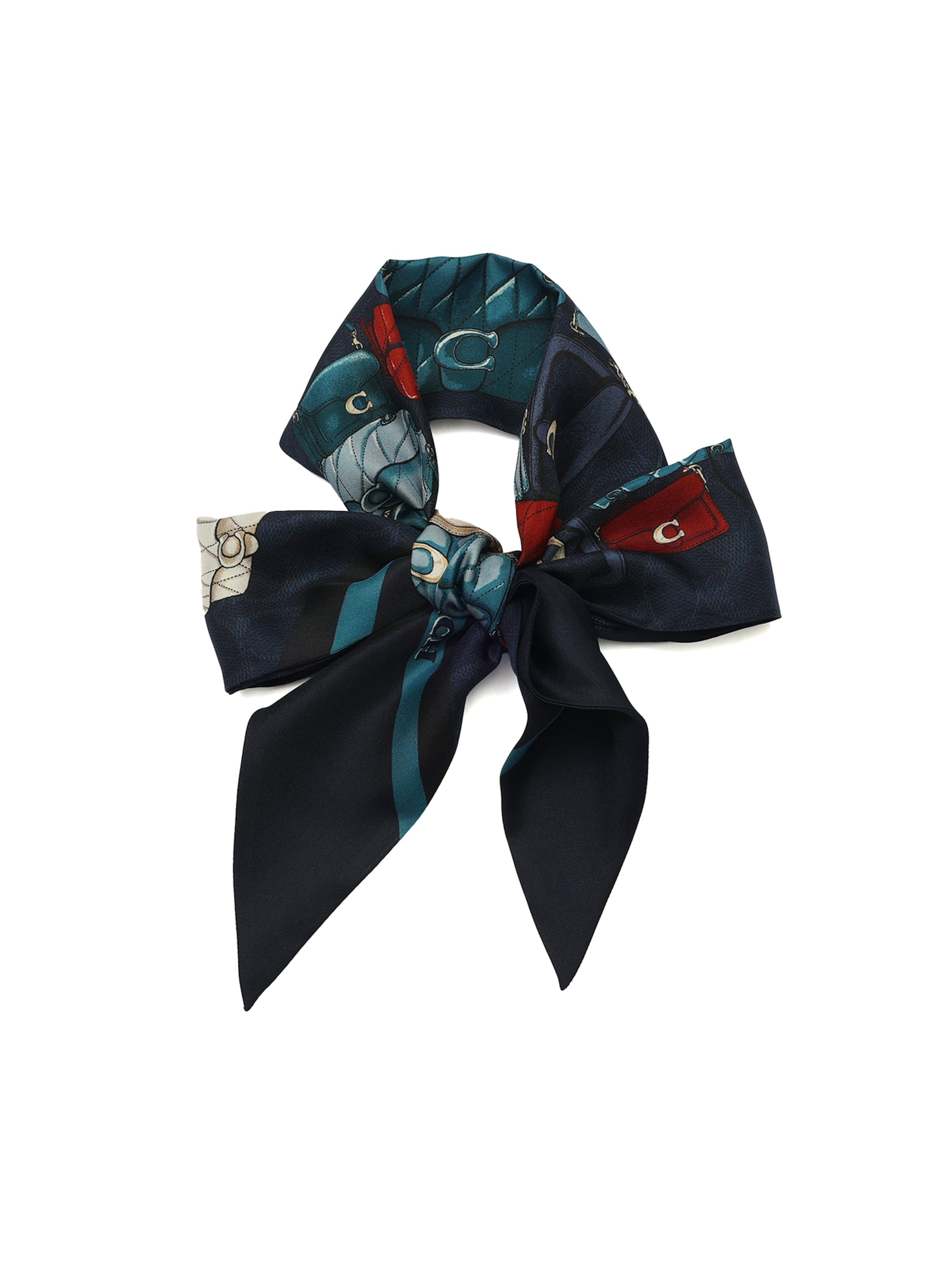 COACH - Pañuelo 'Stacked Tabby' en azul