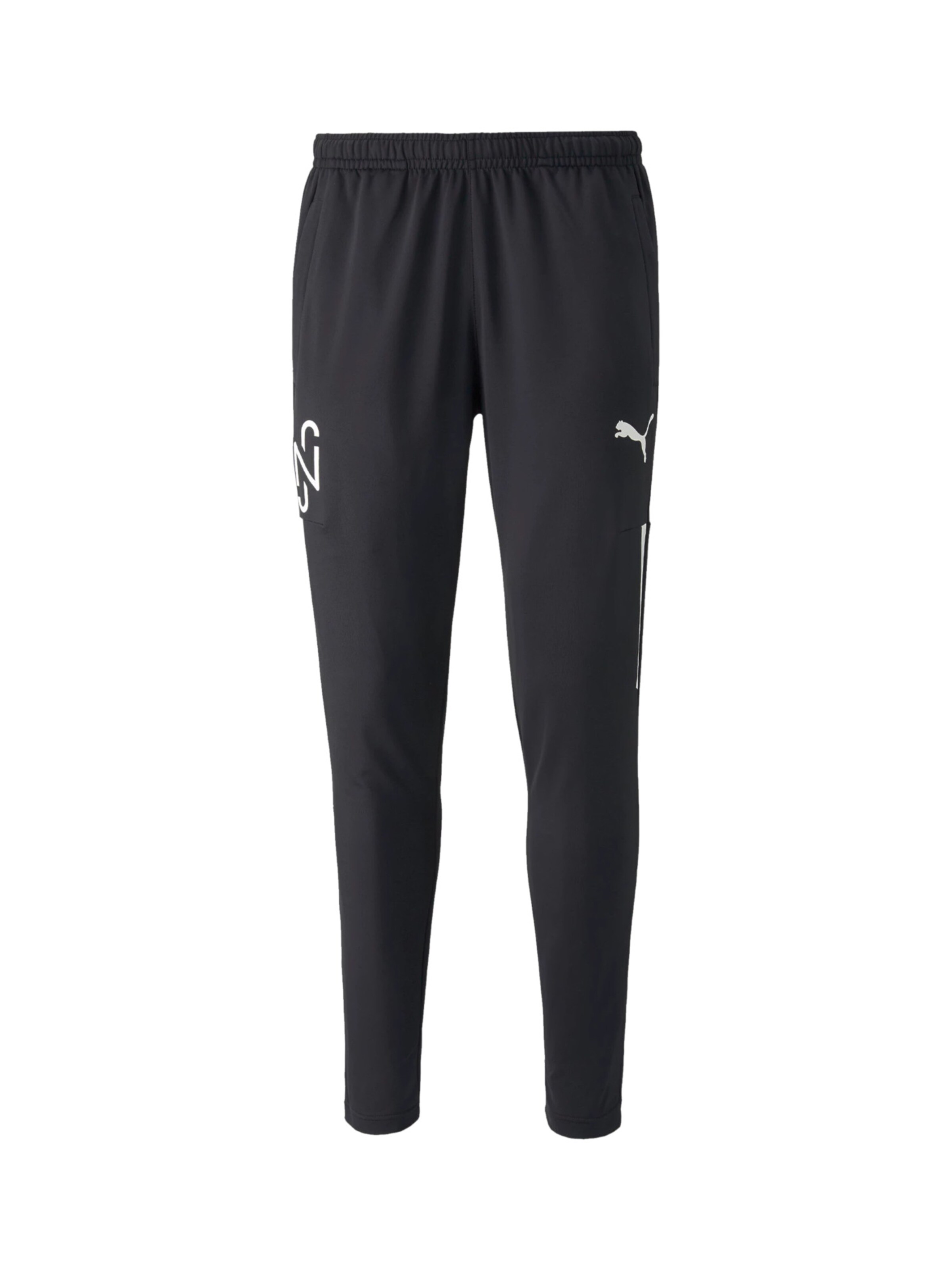 PUMA Regular Workout Pants 'NEYMAR' in Black: front