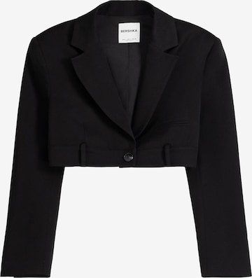 Bershka Blazers in Zwart: voorkant