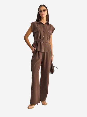 Bianco Lucci Pantsuit in Brown