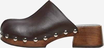 MANGO Clogs 'Zueco' in schoko, Produktansicht