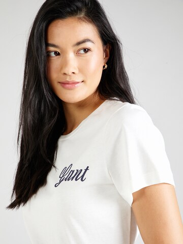 GANT - Camiseta en blanco