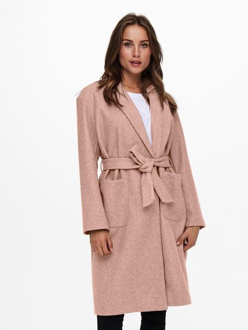 ONLY Between-Seasons Coat 'ONLTRILLION' in Pink: front