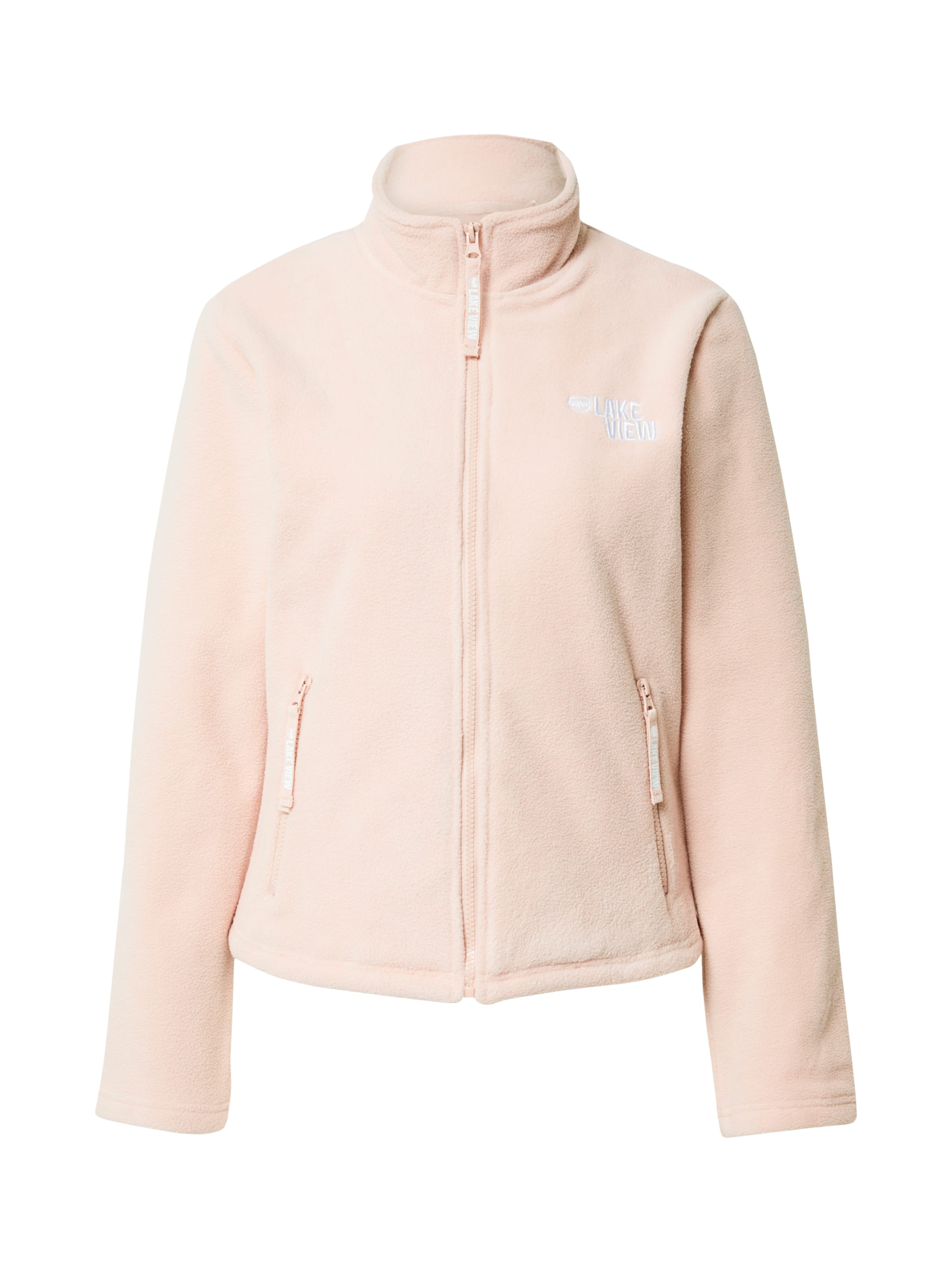 Giacca di pile 'Daniela' di Lake View in rosa: frontale