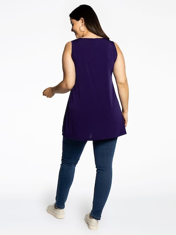 Yoek Top in Purple