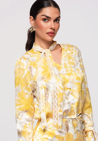 Ombre Blouse in Geel