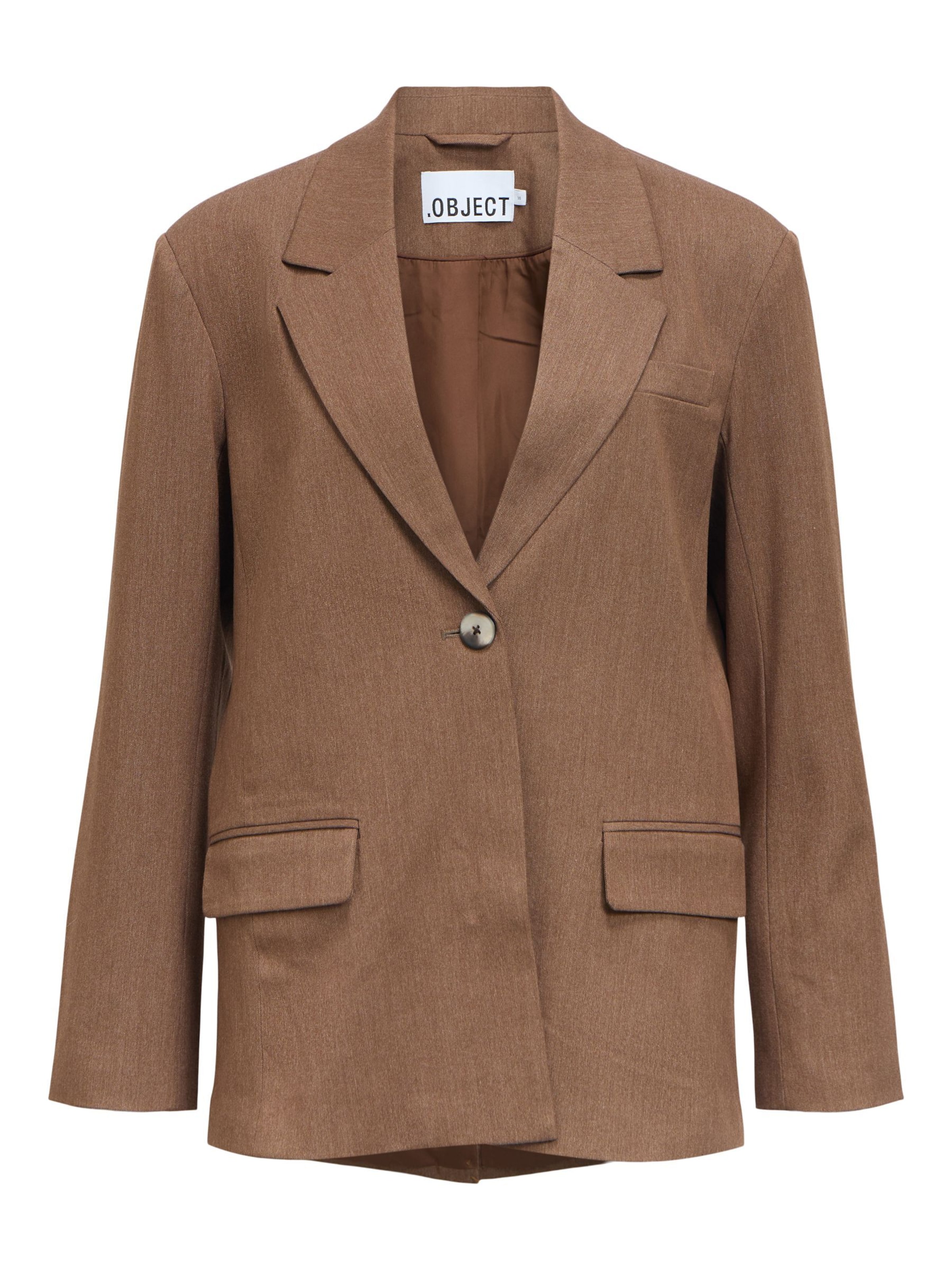 OBJECT - Blazer 'OBJLisa' en marrón: frente