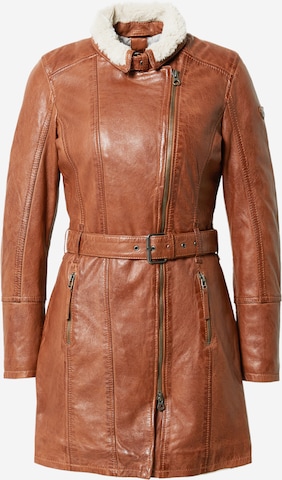 Gipsy Between-Seasons Coat 'Tamala' in Brown: front