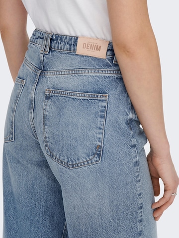 ONLY Wide leg Jeans 'Vela' in Blauw