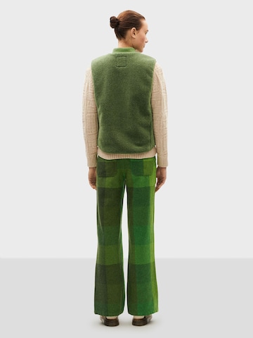 Thinking MU Knitted vest 'JAY' in Green