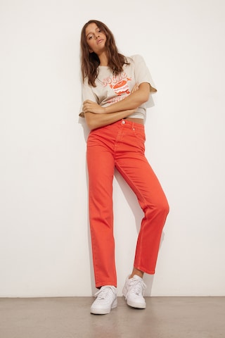 Envii Regular Jeans 'Bree' in Orange