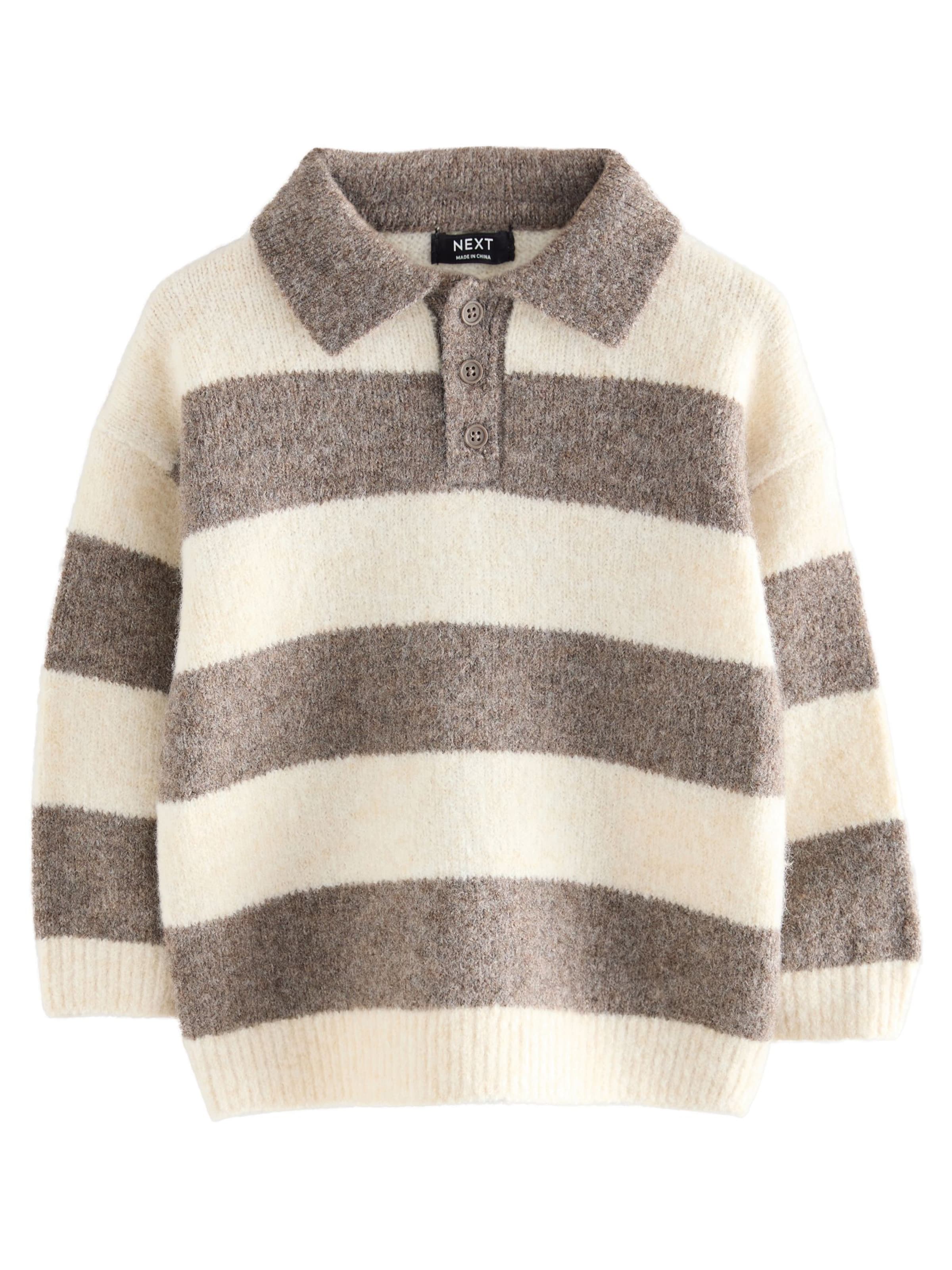 Next Svetr – šedá: přední strana