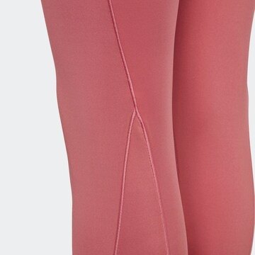 ADIDAS SPORTSWEAR Skinny Športové nohavice 'Aeroready High-Rise' - ružová