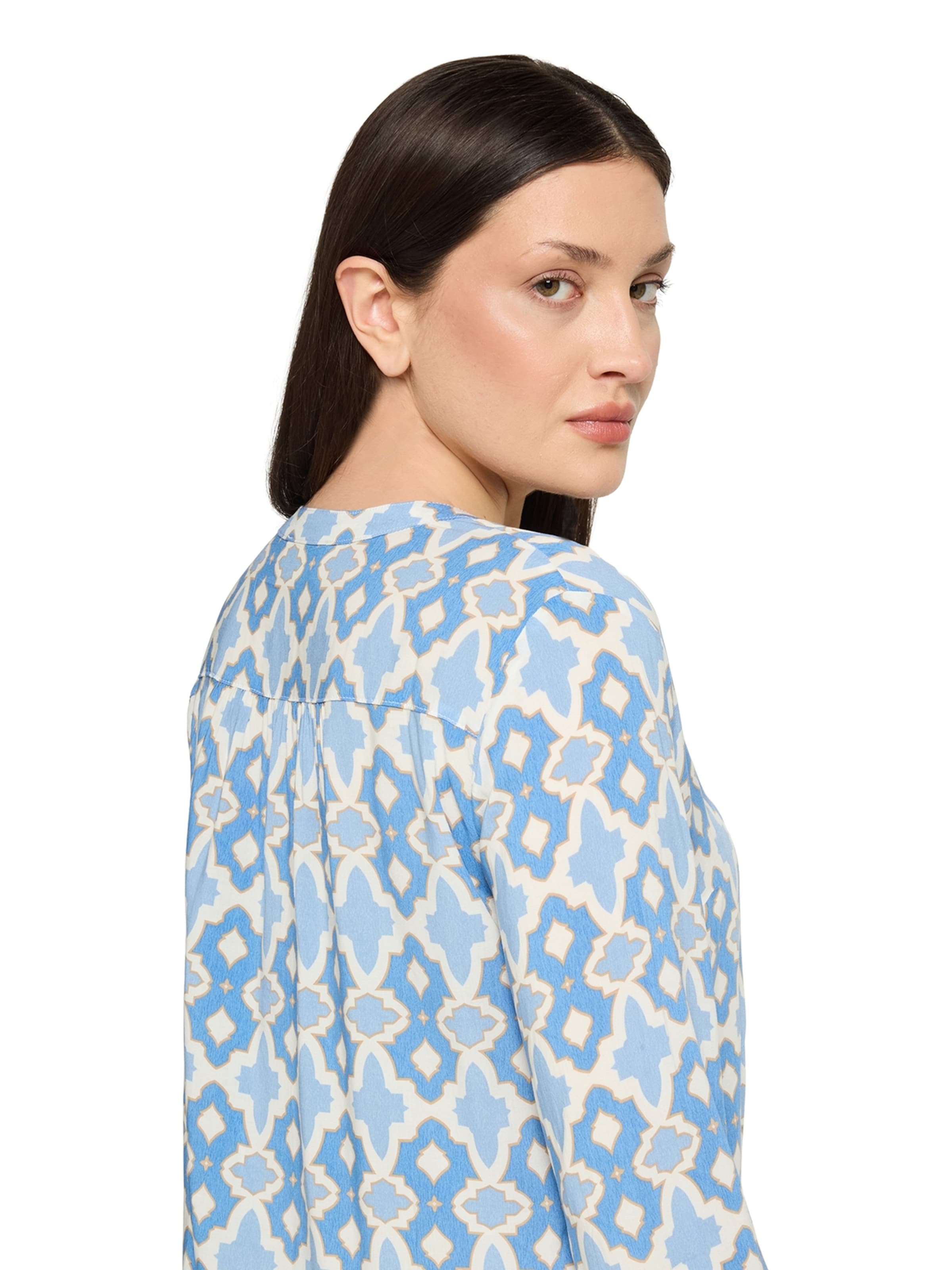 Cartoon Bluse in Weiß