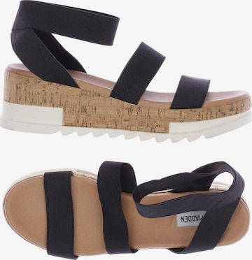 STEVE MADDEN Sandalen 41 in Schwarz: predná strana