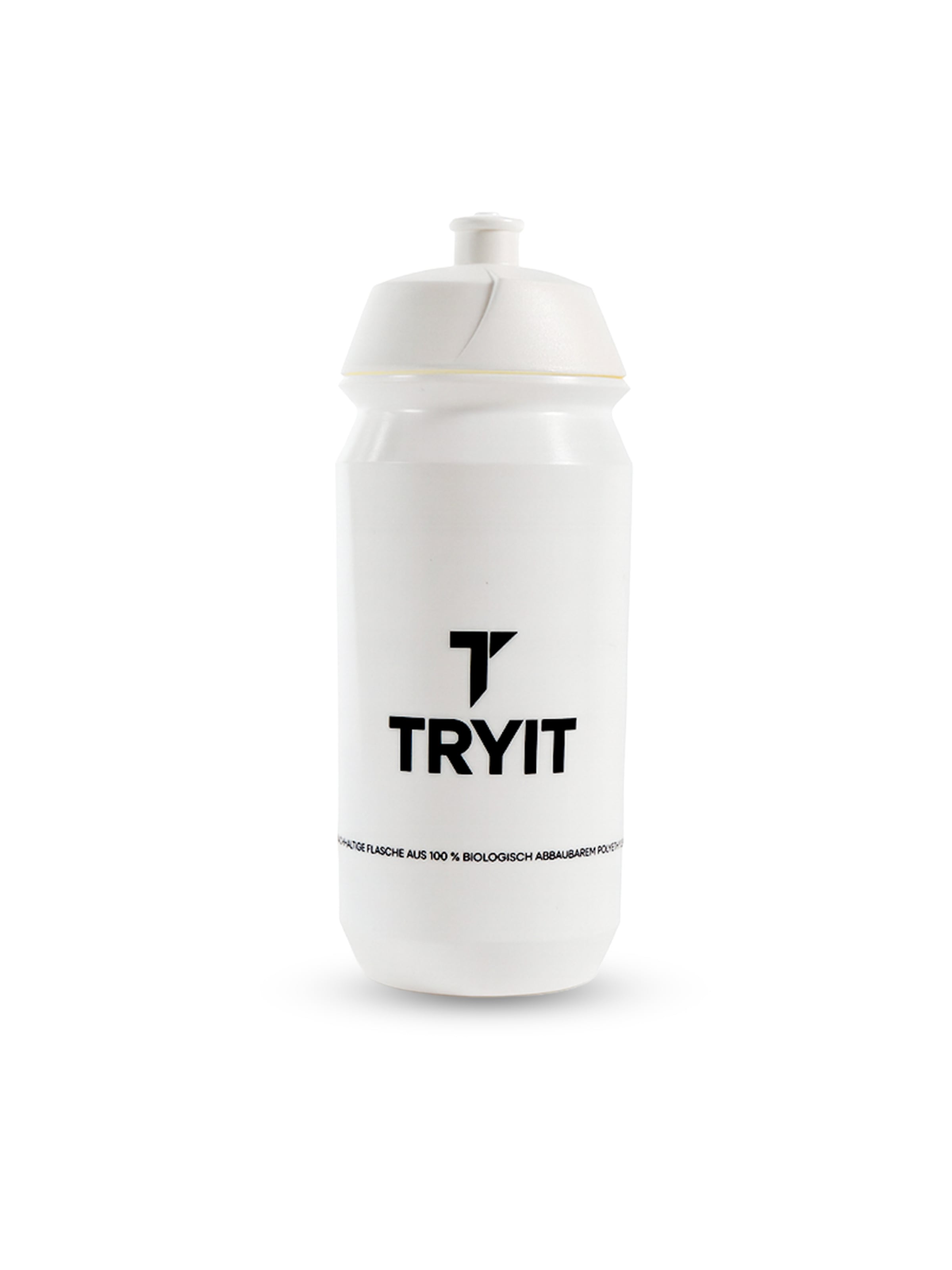 TRYIT Drinking Bottle 'Sport Trinkflasche - 500ml' in White: front