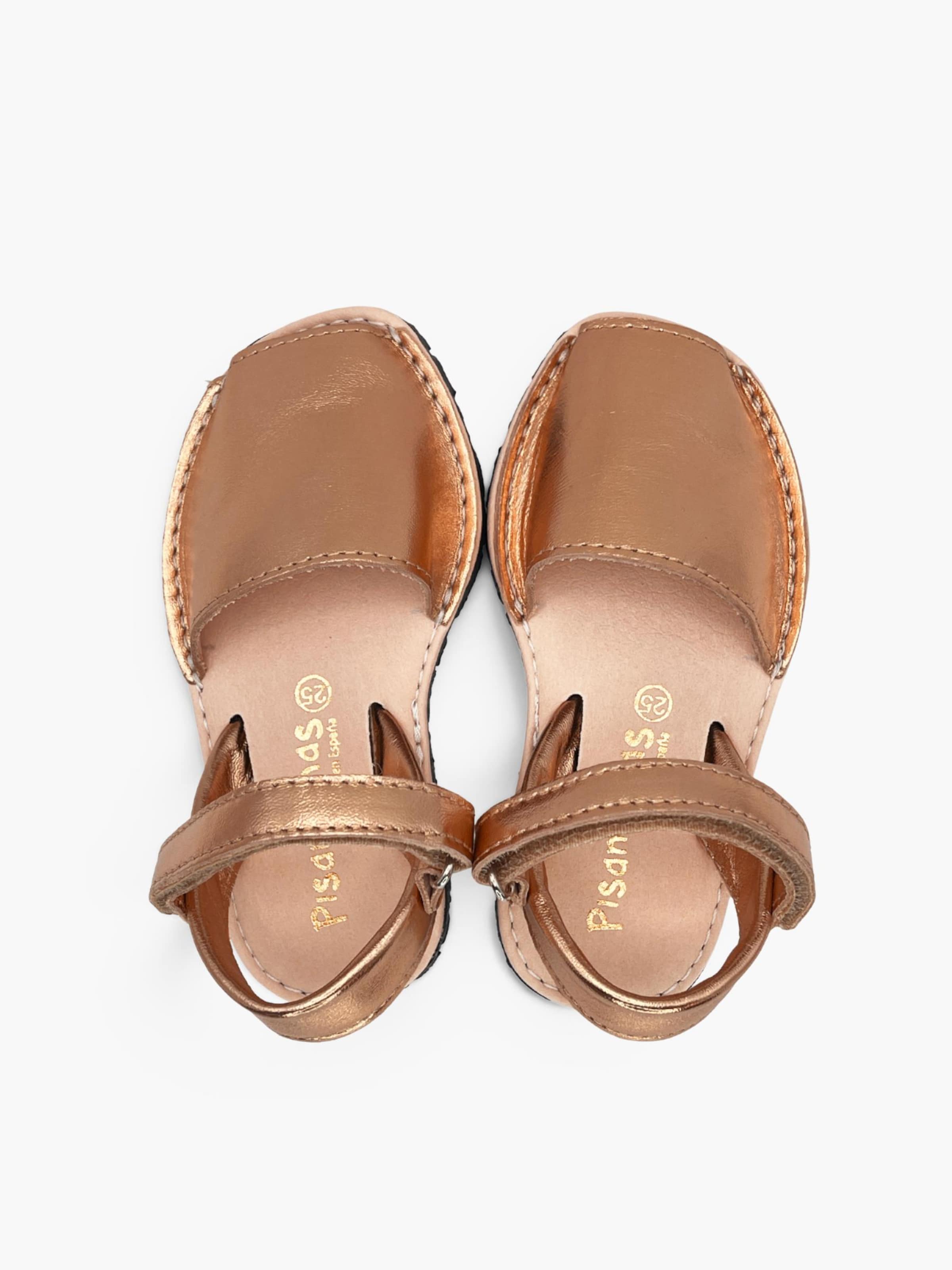 Pisamonas - Sandalias en oro