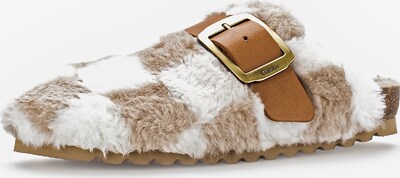 GABOR Slippers in Cognac / White, Item view