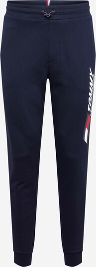 Pantaloni sport Tommy Sport pe albastru închis / roșu / alb, Vizualizare produs