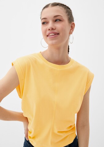QS Shirt in Gelb