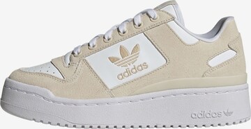 Baskets basses 'Forum Bold' ADIDAS ORIGINALS en beige : devant