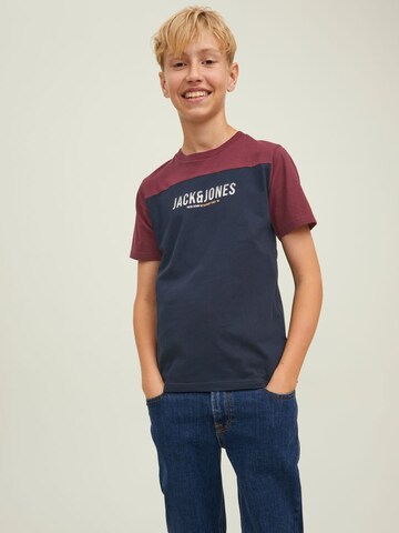 Jack & Jones Junior Shirt 'Dan' in Blauw: voorkant