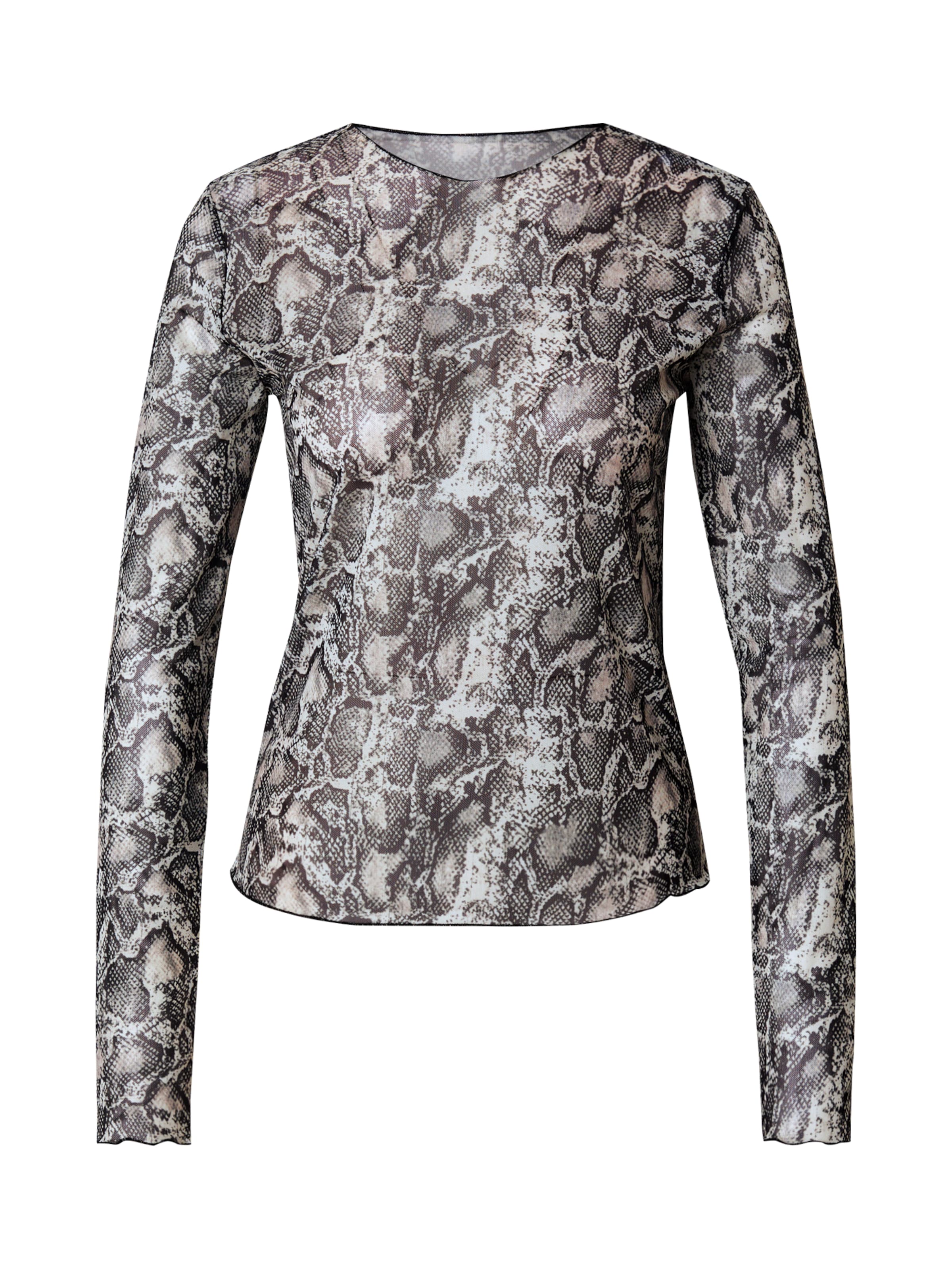 Maglietta 'OBJMONTANA' di OBJECT in bianco: frontale