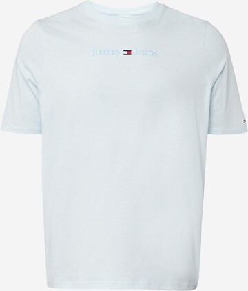 Tommy Jeans Plus - Camiseta en azul: frente