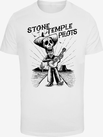 Merchcode Shirt 'Stone Temple Pilots' in Wit: voorkant