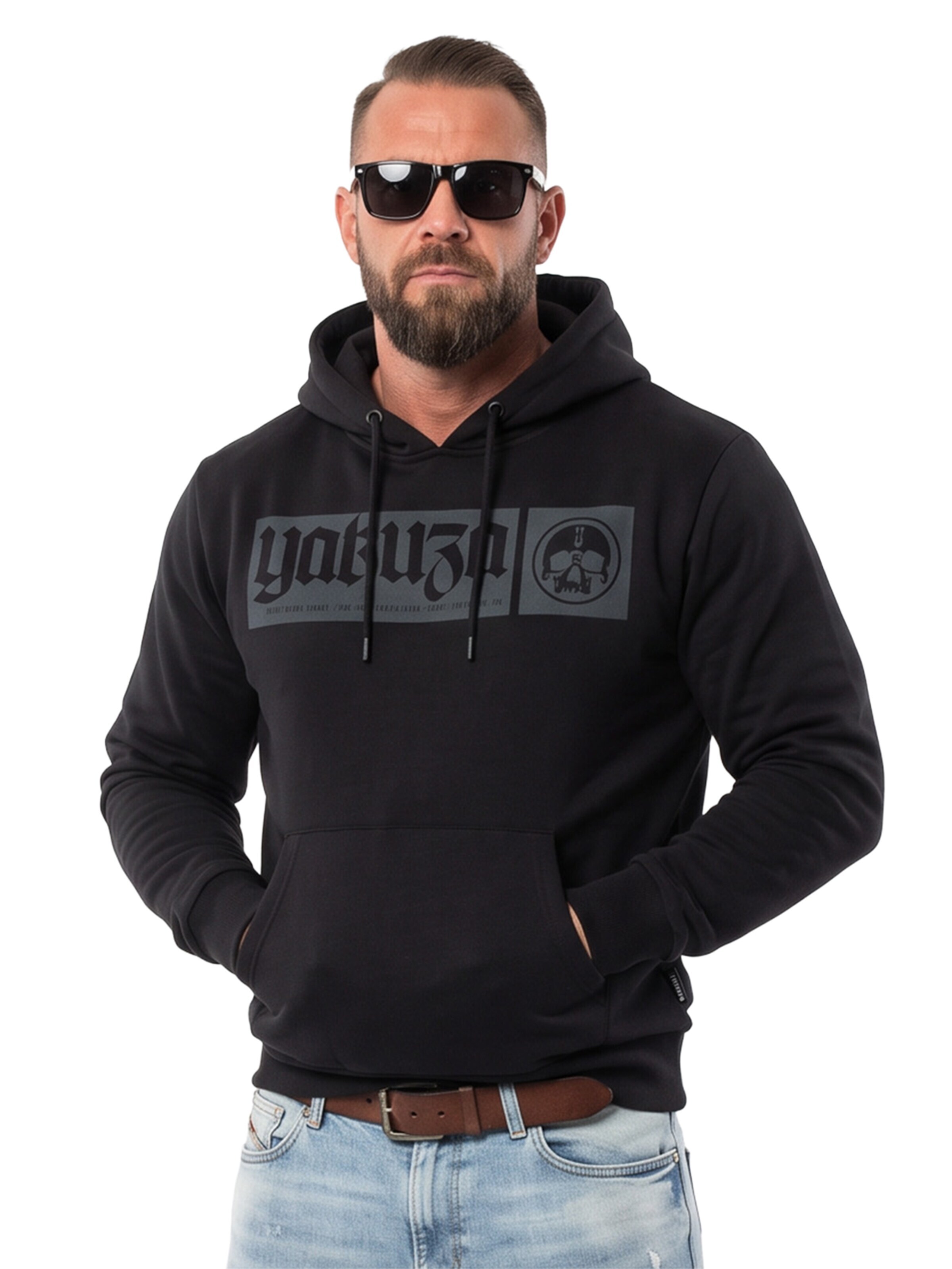 Yakuza Sweater 'Bleak V02' in Black