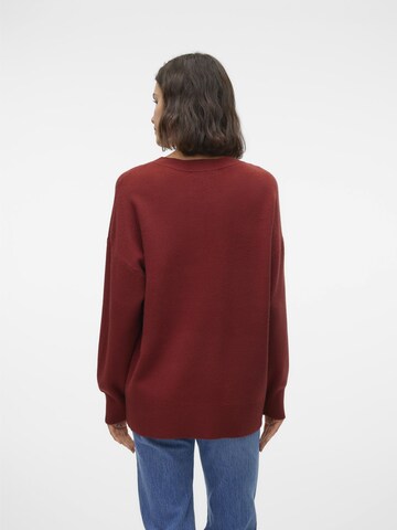 VERO MODA Trui 'VMNancy' in Bruin