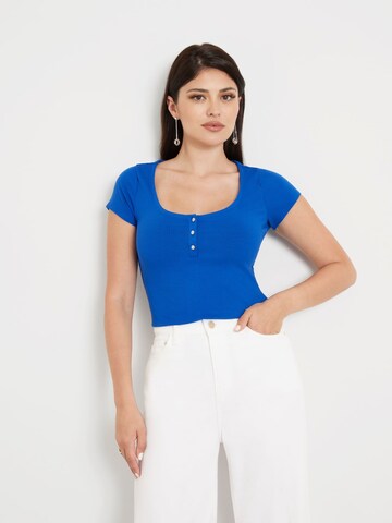 GUESS Shirt in Blau: Vorderseite