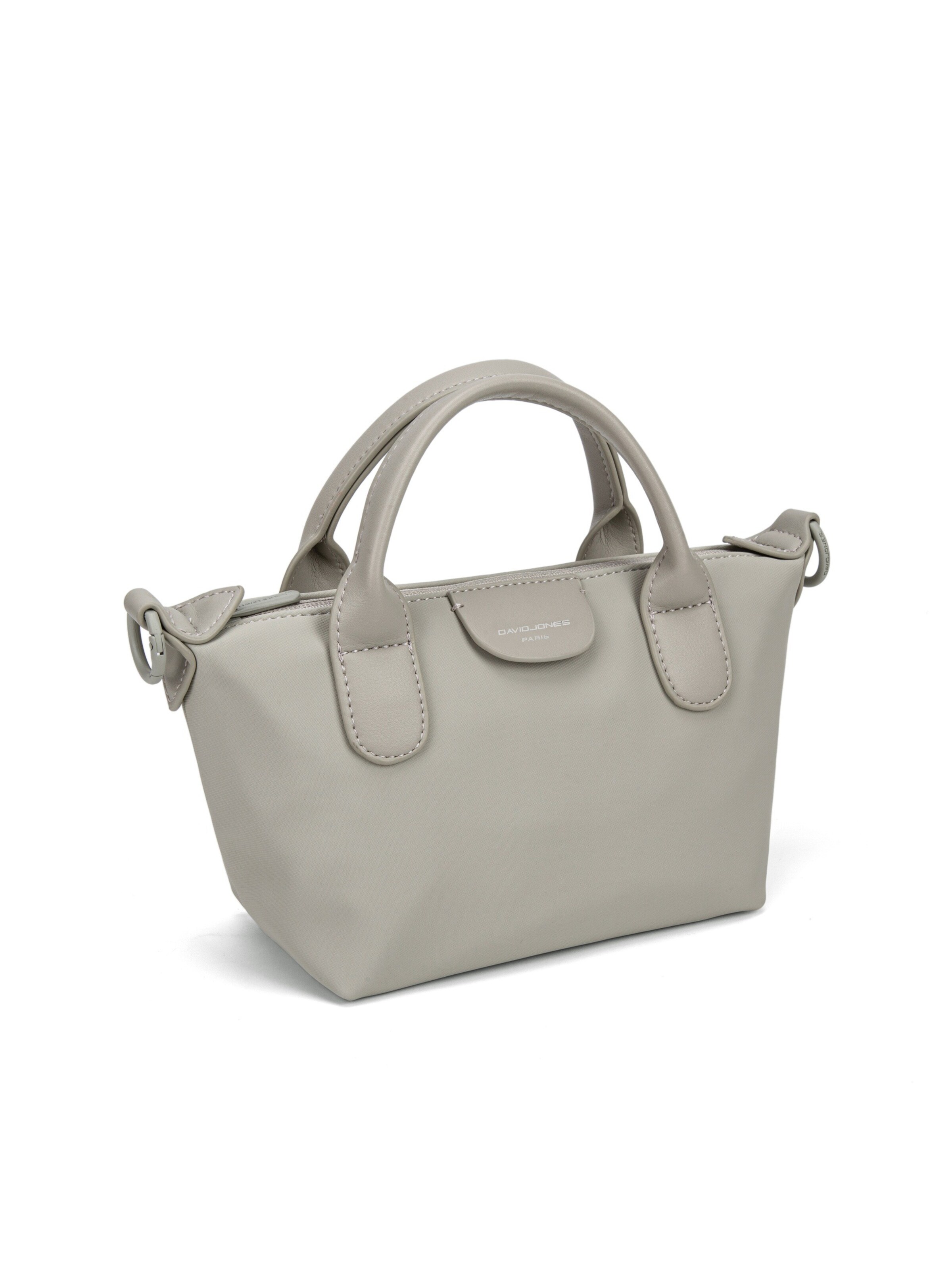 Borsa a mano 'Mini Borsa a Mano David Jones Doppi Manici Zip' di David Jones in grigio