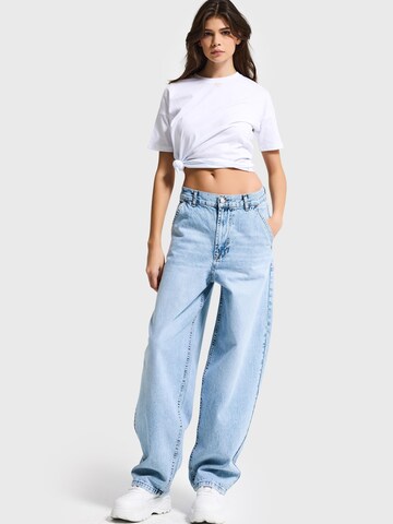 IT'S BASIC Loose fit Jeans 'NORA Skater Mid Rise Jeans' in Blue