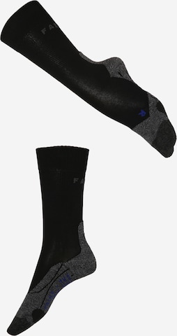 FALKE Sportovní ponožky – černá: přední strana