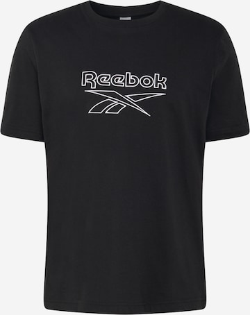 Reebok Classics T-Shirt 'Vector' in Schwarz: predná strana