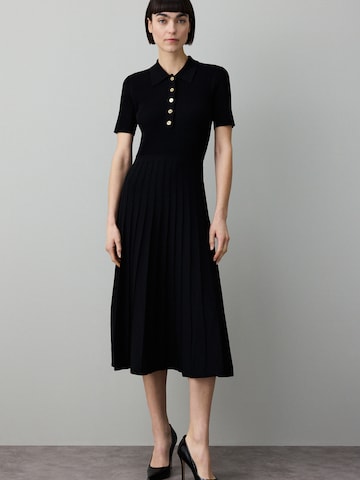 Robes en maille 'FIT N FLARE' MICHAEL Michael Kors en noir