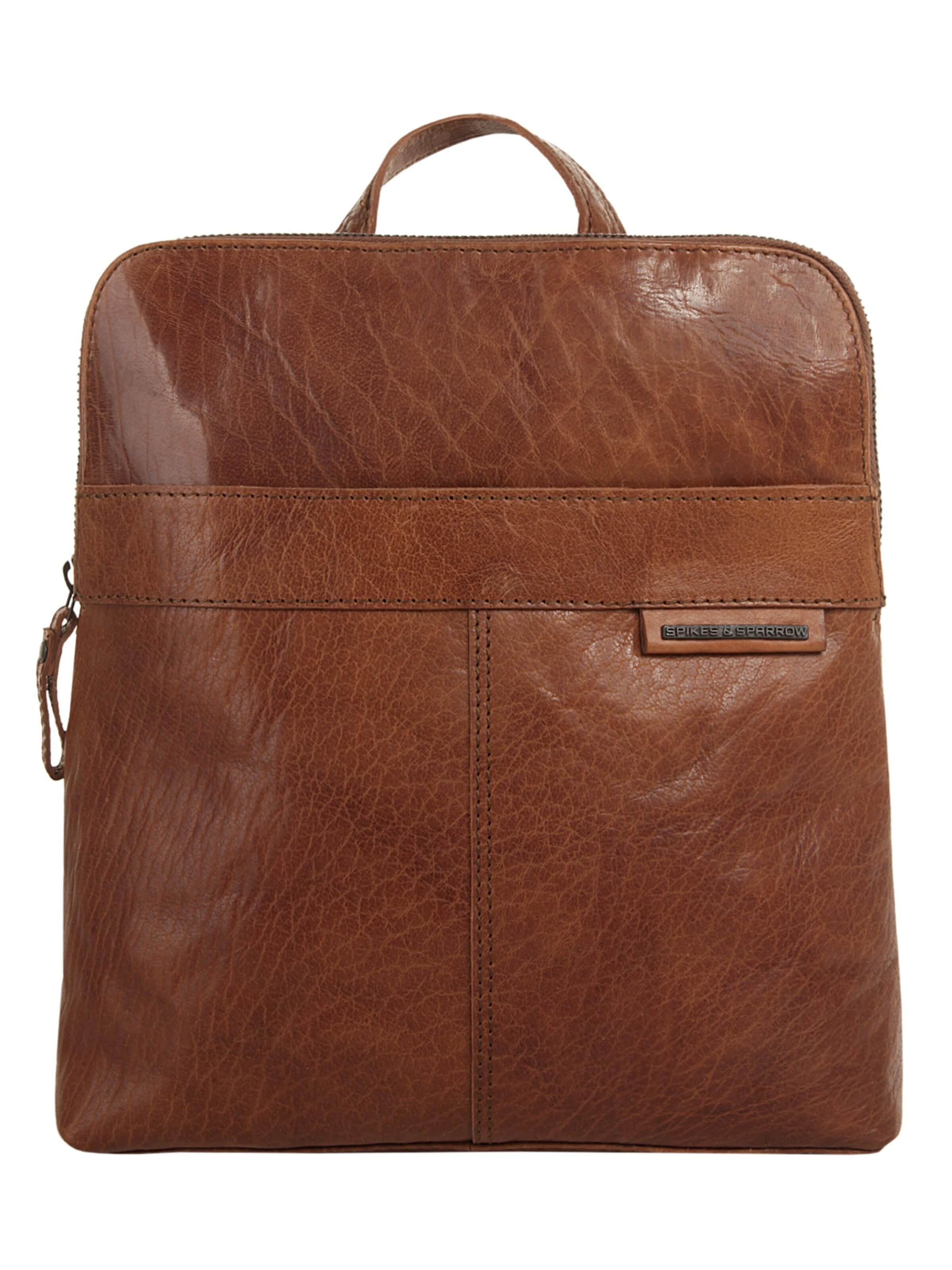 Spikes & Sparrow Rucksack‌‌‌‌‌ in Braun: Vorderseite
