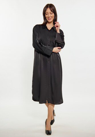 usha BLACK LABEL Shirt Dress in Black