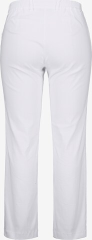Ulla Popken Normalny krój Spodnie 'Mony' w kolorze biały