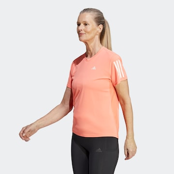 ADIDAS PERFORMANCE Functioneel shirt 'Own the Run' in Oranje