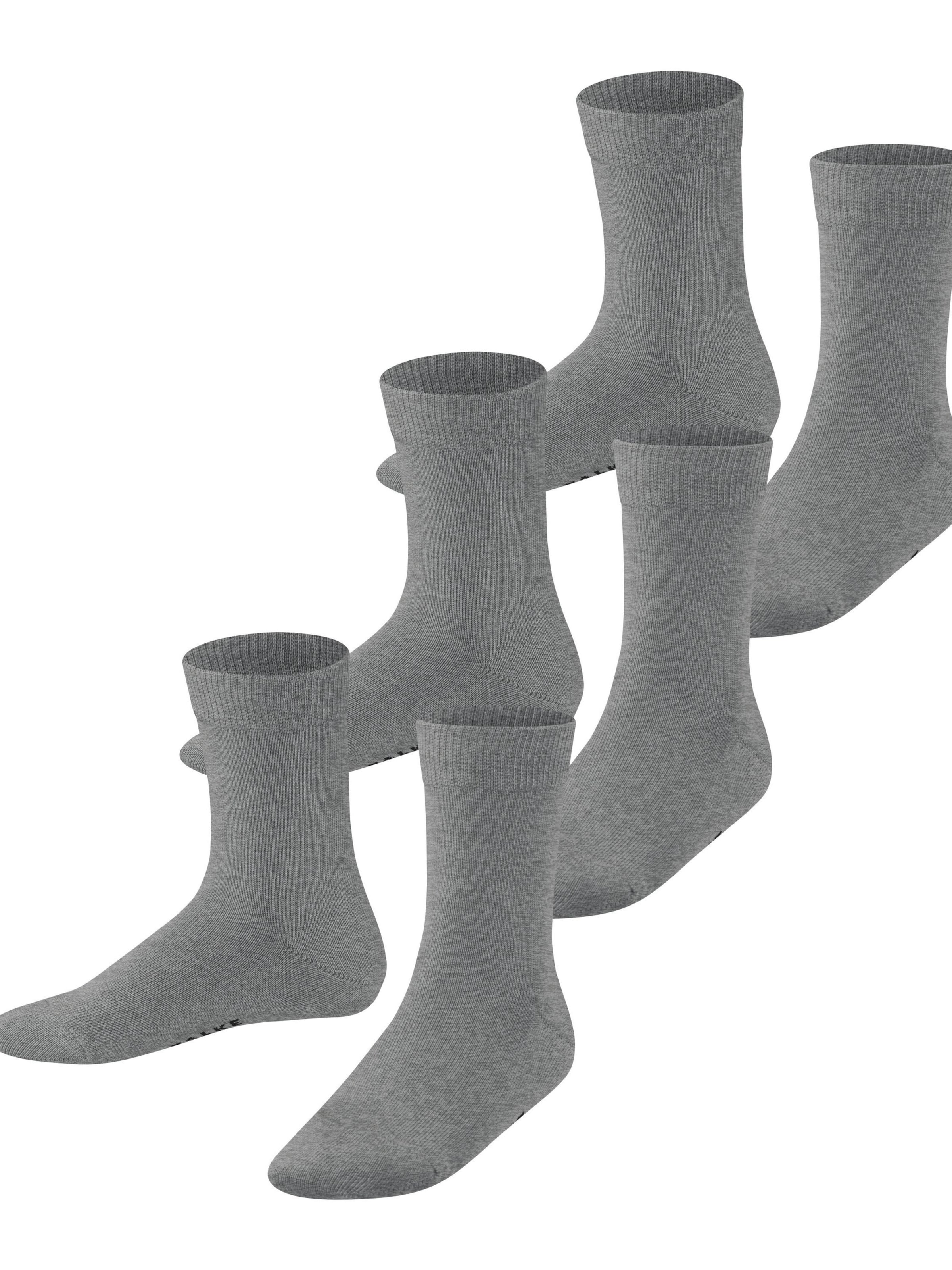 FALKE Socks 'Family 3-Pack' in Grey: front