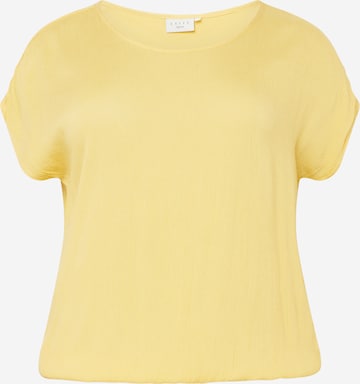 KAFFE CURVE - Blusa 'Ami Stanley' en amarillo: frente