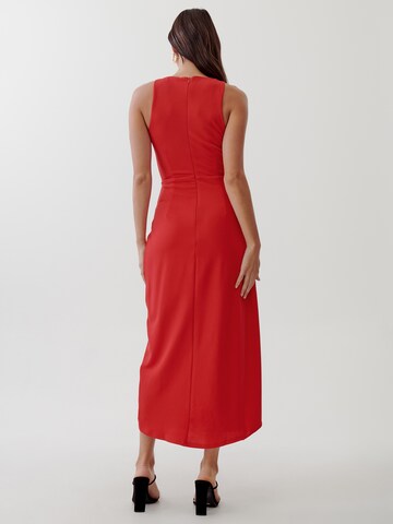 Tussah Cocktailklänning 'SAMARA' i röd: baksida